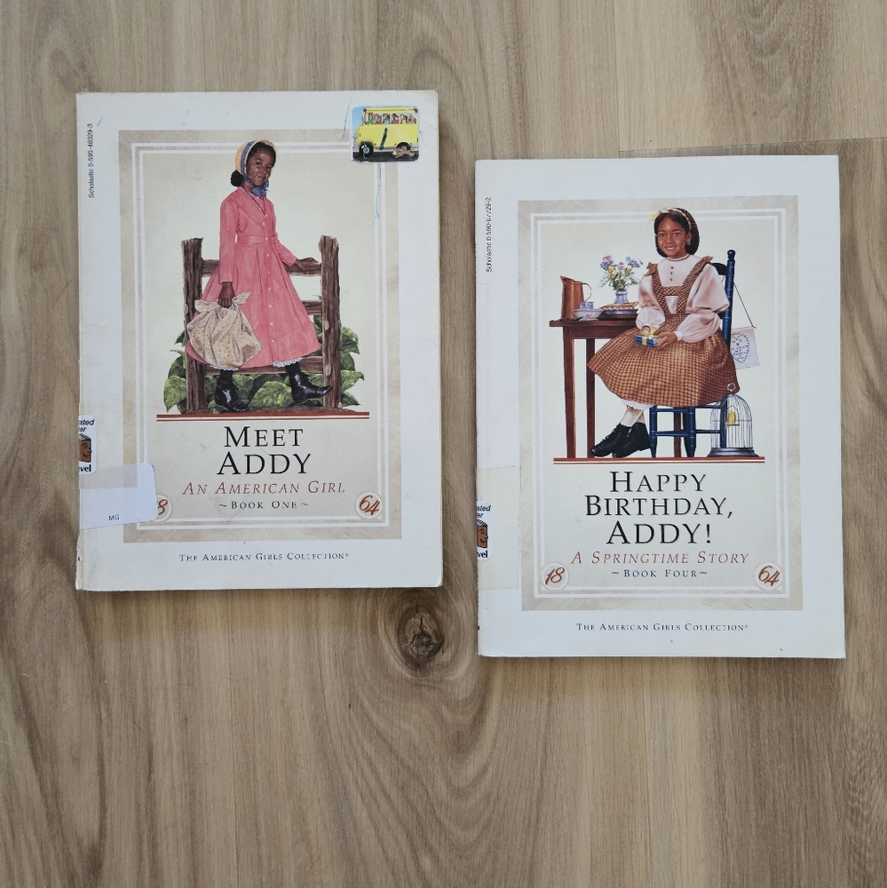 Vintage American Girl Books Meet Addy And Happy Birthday Addy